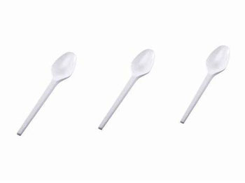 COLHER REGINA DESCARTAVEL SOBREMESA BRANCA 25UN