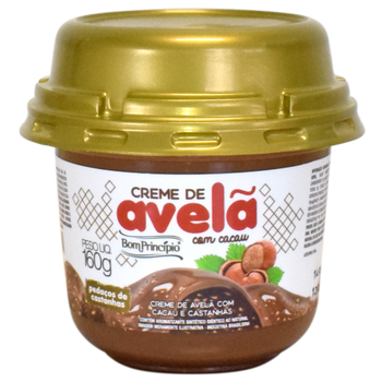 CREME AVELA COM CACAU E PEDACOS BOM PRINCIPIO 160G