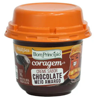 CREME CHOC MEIO AMARGO CORAGEM BOM PRINCIPIO 160G