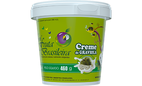 CREME DE GRAVIOLA FRUTA BRASILEIRA 500 ML