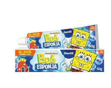 CREME DENTAL DENTIL KIDS BOB ESPONJA BUBLE GUM 50G