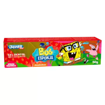CREME DENTAL DENTIL KIDS BOB ESPONJA MORANGO 50G
