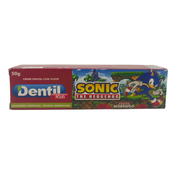 CREME DENTAL DENTIL KIDS SONIC MORANGO 50G