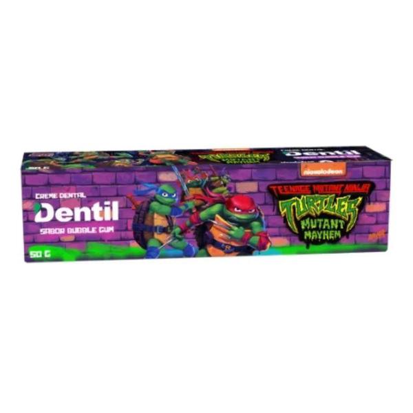 CREME DENTAL DENTIL KIDS TARTARUGAS NINJA TUTTI FRUTTI 50G