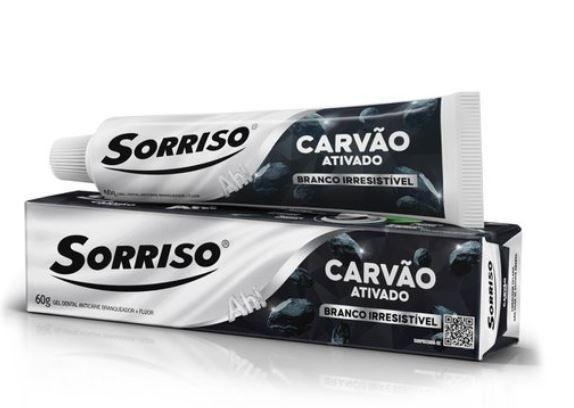 CREME DENTAL SORRISO 60G CARVAO ATIVADO