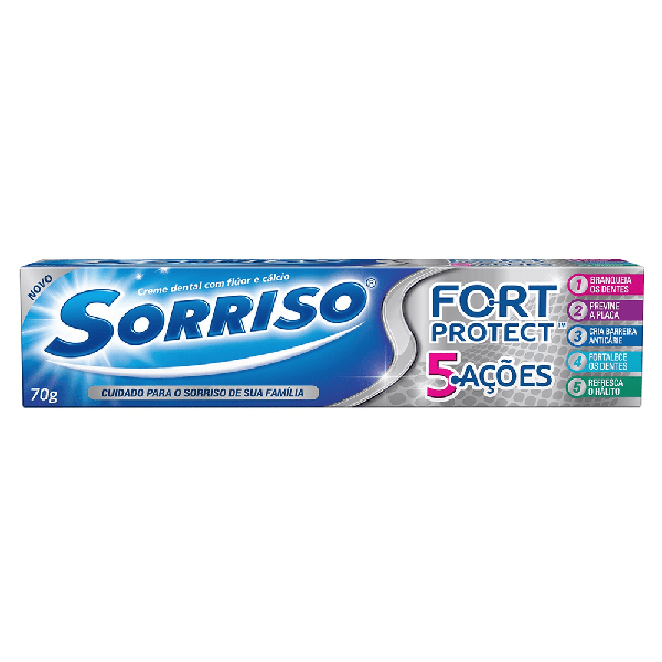 CREME DENTAL SORRISO FORT PROTECT 70G