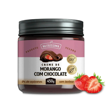 CREME MORANGO CHOC NUTRISSIMA 450G