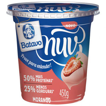 CREME QUARK NUV MORANGO 450G