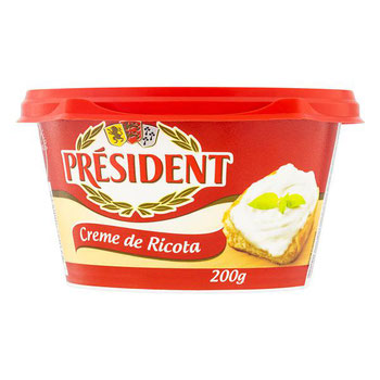 CREME RICOTA TRAD PRESIDENT 200G