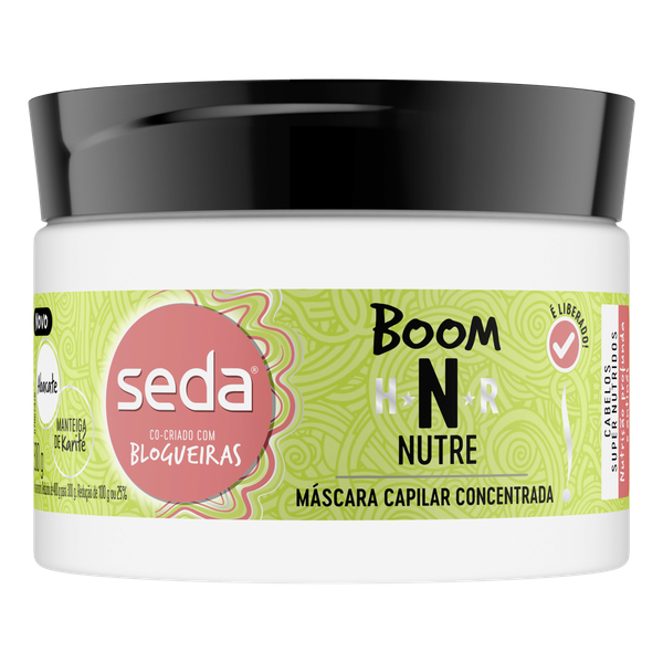 CREME TRAT SEDA MASC BOOM NUTRE 300G
