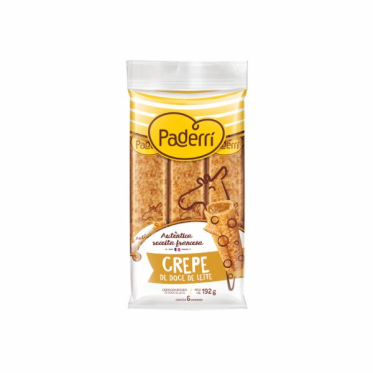 CREPE PADERRI 192G DOCE DE LEITE