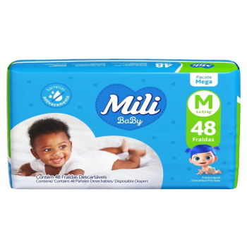 FRALDA MILI ULTRA SECA MEGA M/48