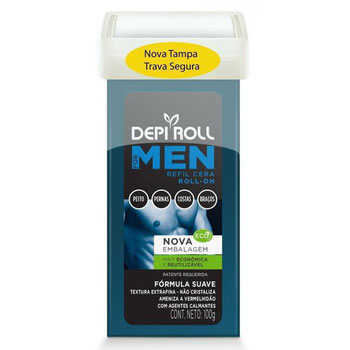 DEPI ROLL REFIL FOR MEN TAMPA FIXA 100G
