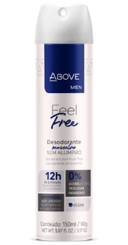 DES AER ABOVE FEEL FREE S/ALUMINIO MEN 150ML