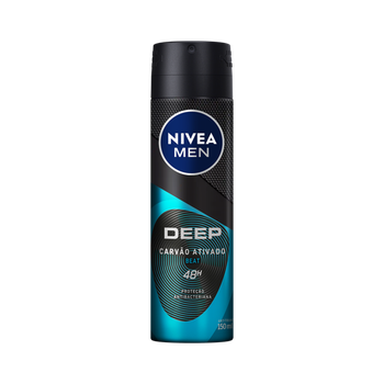 DES AER NIVEA DEEP BEAT CARVAO ATIVADO 150ML