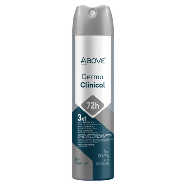 DES AERO ABOVE DERMACLINICAL S/PERF 96H 150ML/90G