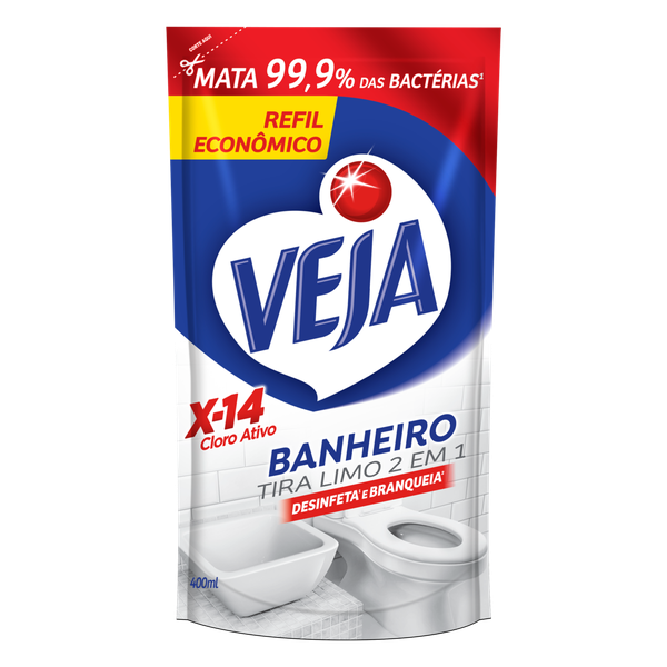 DESINF VEJA BANHEIRO X-14 SCH 400ML