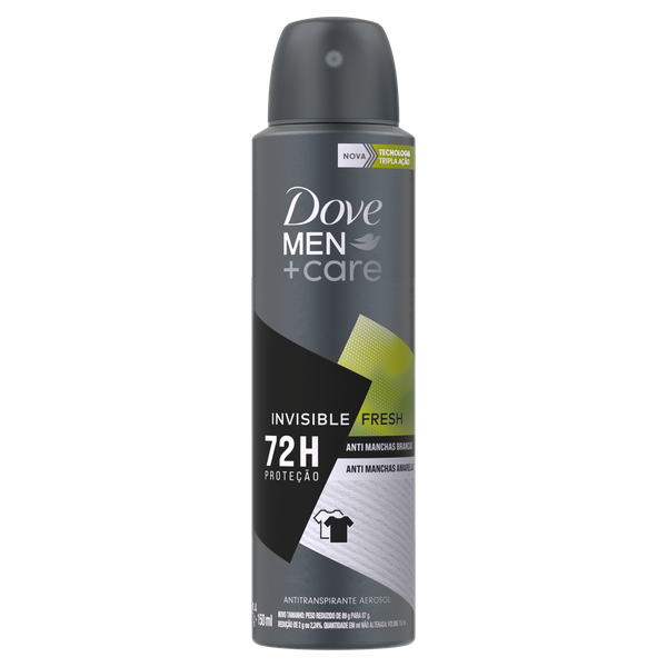 DESOD DOVE AERO MEN INVISIBLE FRESH 150ML