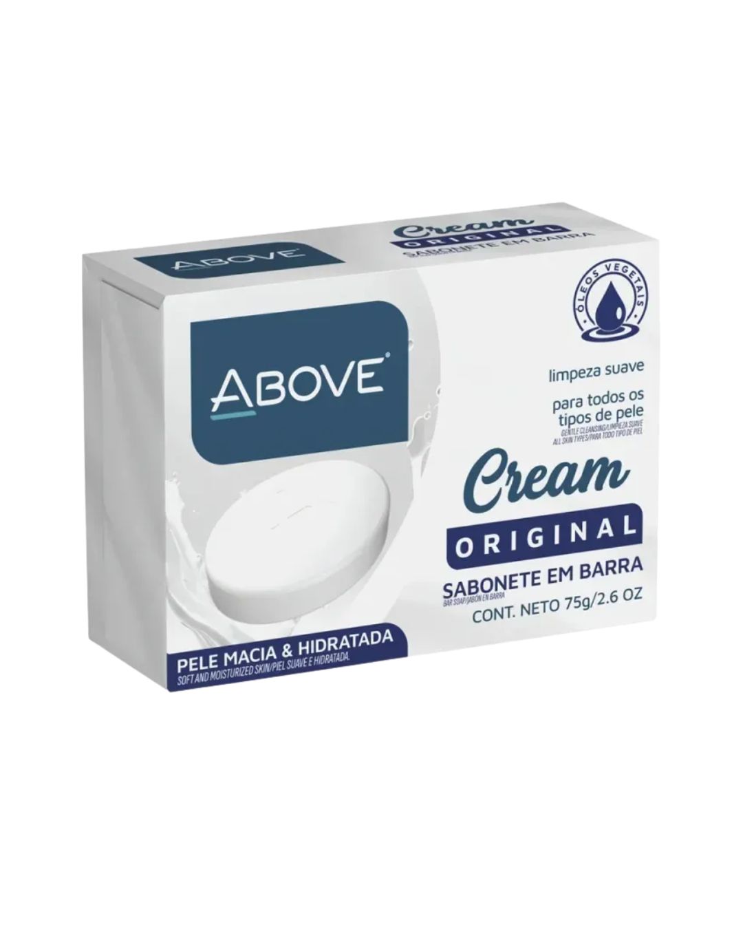 SABONETE BARRA ABOVE CREAM VANILLA 75G