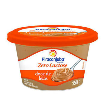 DOCE DE LEITE ZERO LACT PIRACANJUBA 350G