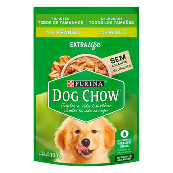 DOG CHOW FRANGUINHO MOLHO FILHOTES 100G