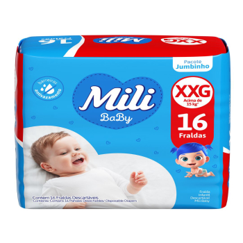 FRALDA MILI JUMBINHO XXG/16