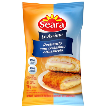 EMPANADO SEARA LEVISSIMO QUEIJO 120G