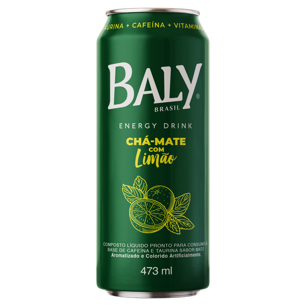 ENERGETICO  BALY CHA MATE C LIMAO 473ML