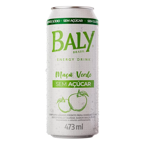 ENERGETICO BALY MACA VERDE SEM ACUCAR  473ML