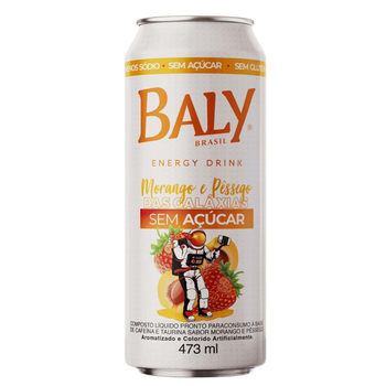 ENERGETICO BALY  MORANGO E PESSEGO SEM ACUCAR 473ML