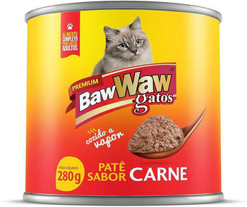 ENLATADO BAW WAW GATO CARNE 280G