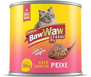 ENLATADO BAW WAW GATO PEIXE 280G