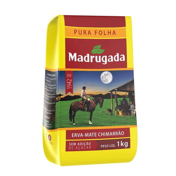 ERVA MATE MADRUGADA PURA FOLHA 1KG