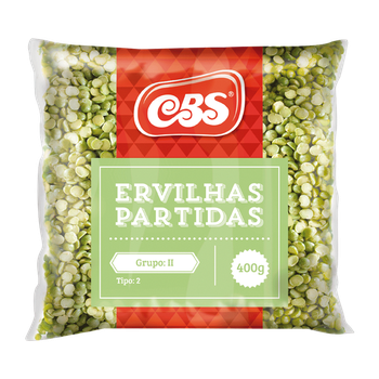 ERVILHA PARTIDA CBS 400G