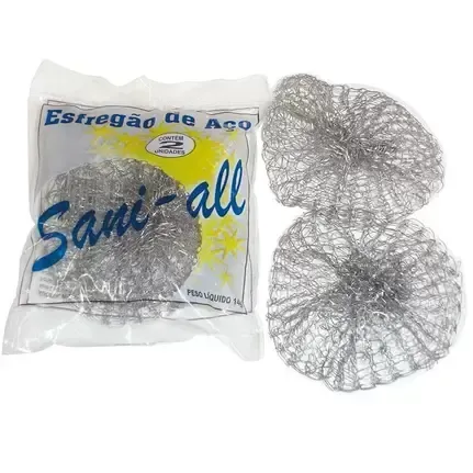 ESFREGAO DE ACO SANI-ALL 2UN