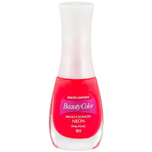 ESMALTE BEAUTYCOLOR NEON PINK PONG