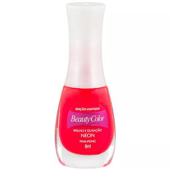 ESMALTE BEAUTYCOLOR NEON PINK PONG
