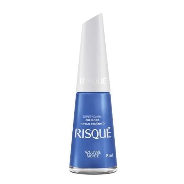 ESMALTE RISQUE AZUL LIVREMENTE 8ML