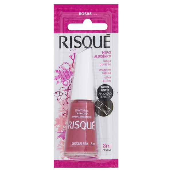ESMALTE RISQUE CHOQUE PINK 8ML