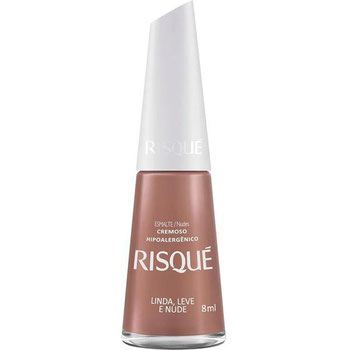 ESMALTE RISQUE CREM LINDA LEVE NUDE 8ML