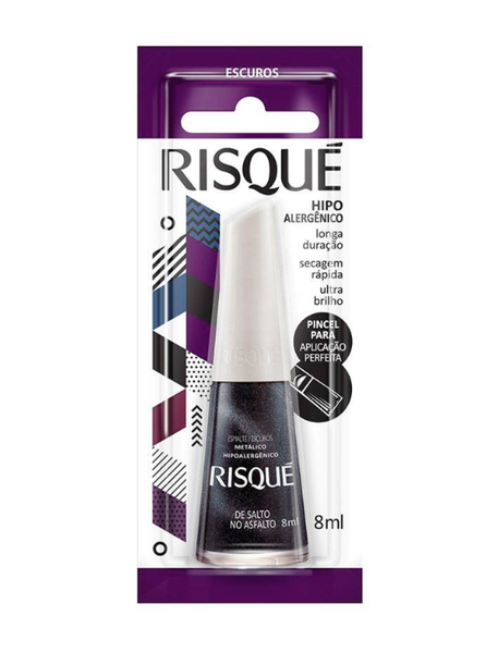 ESMALTE RISQUE ESCUROS  SALTO NO ASFALTO 8ML