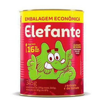 EXTRATO TOMATE ELEFANTE LATA 345G