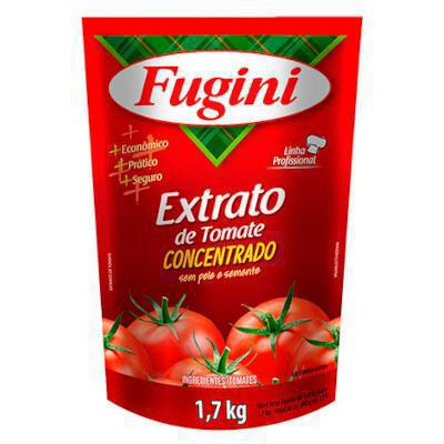 EXTRATO TOMATE FUGINI SACHE 1,7 KG