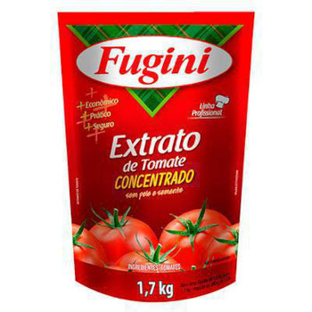 EXTRATO TOMATE FUGINI SACHE 1,7 KG