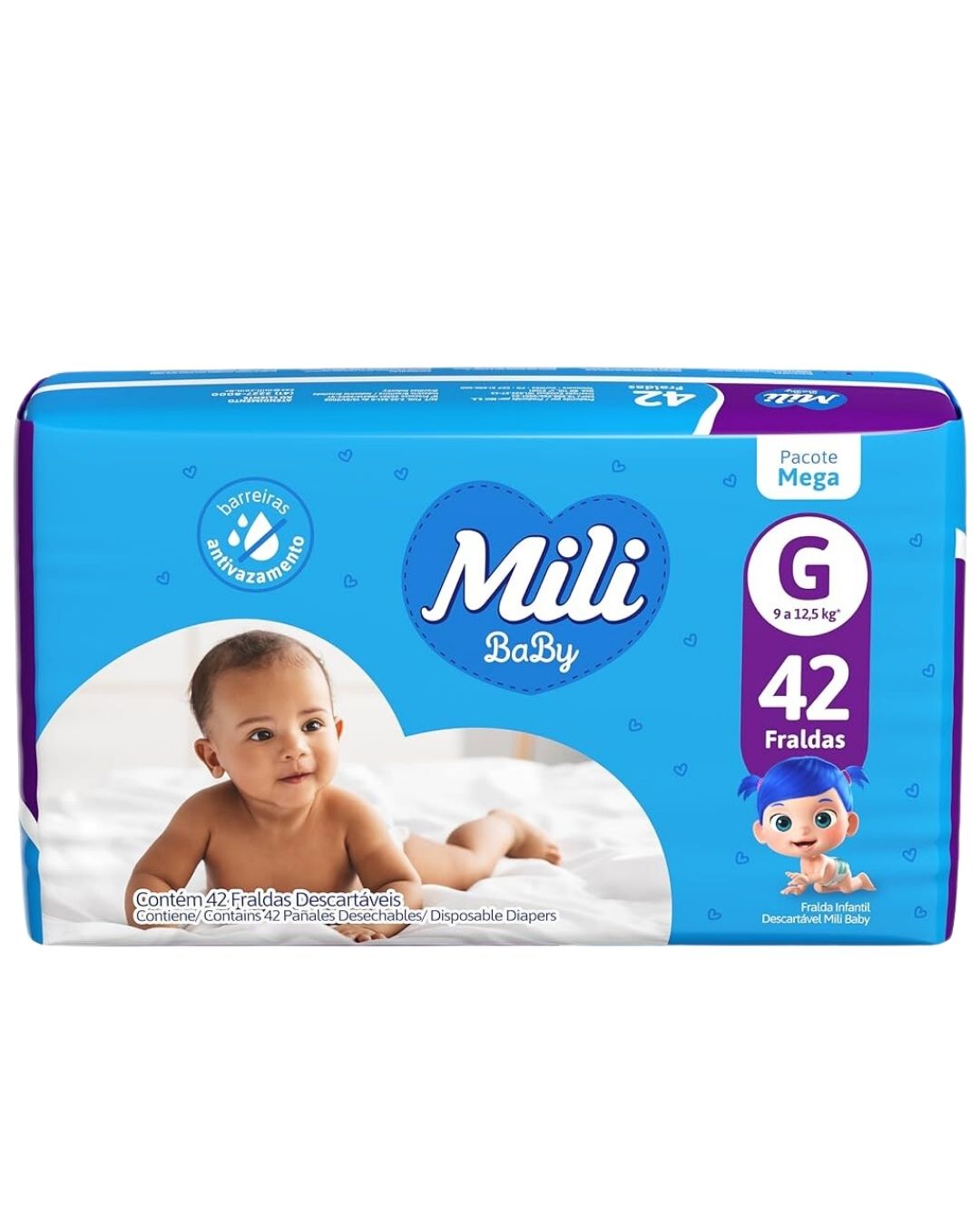 FRALDA MILI ULTRA SECA MEGA G/42