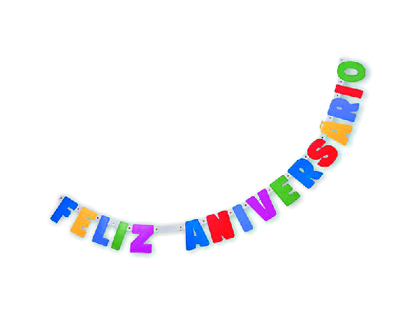 FAIXA FELIZ ANIVERSARIO COLORIDA REGINA