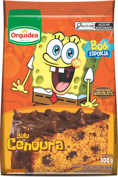 FAR TRIGO ORQ MISTURA SACHE CENOURA COM CHOCOLATE 300G