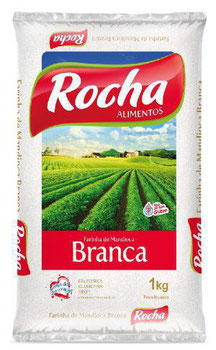 FARINHA DE MANDIOCA ROCHA BRANCA FINA 1KG