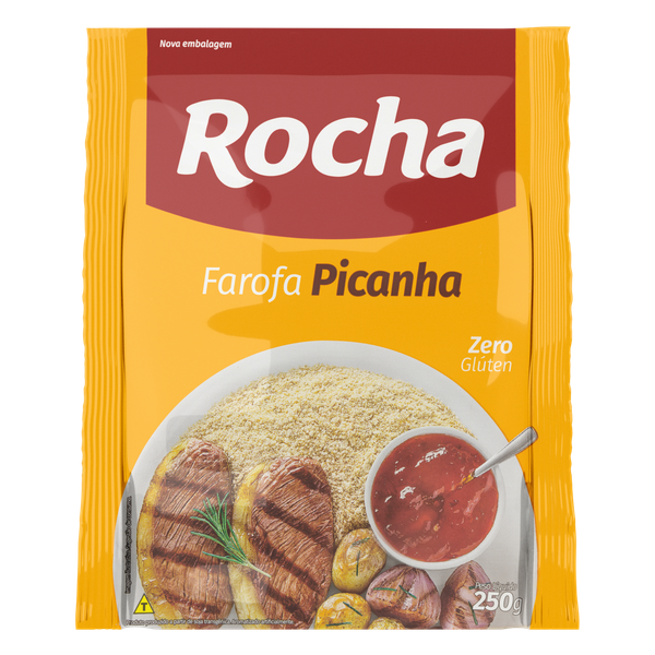 FAROFA DE MANDIOCA ROCHA PICANHA 250G