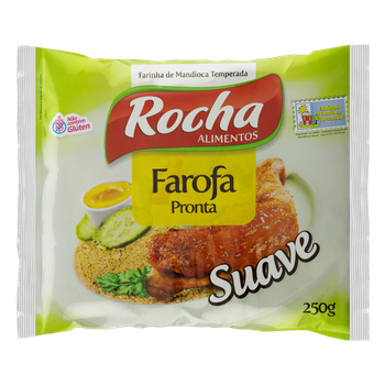 FAROFA DE MANDIOCA ROCHA SUAVE 250 G